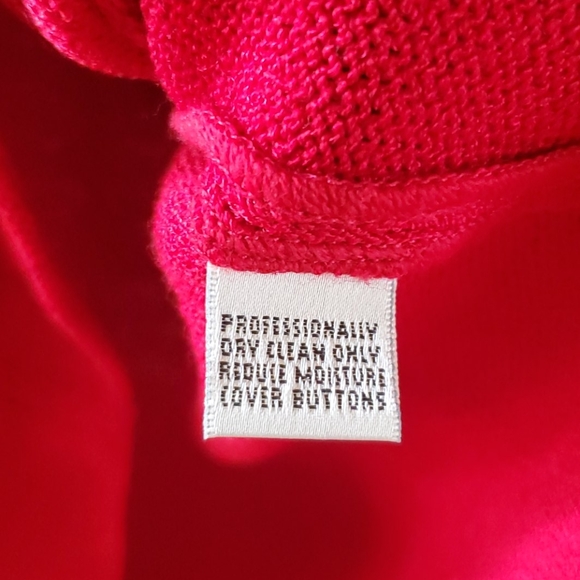 SOLD!!! ST. JOHN Red Jacket - Size 12 - Picture 9 of 9